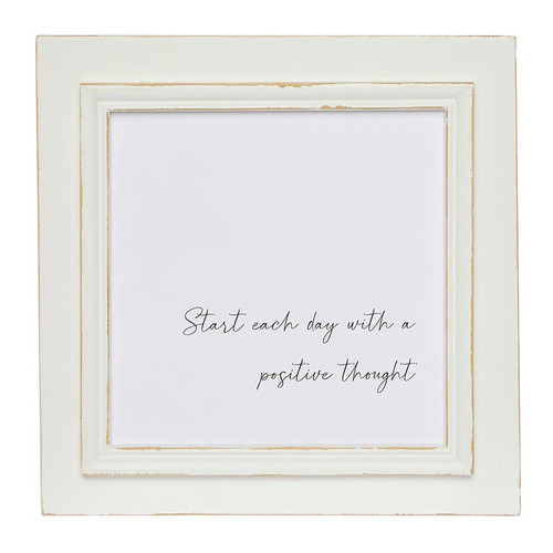 Framed Wall Sign - Positive Thought
