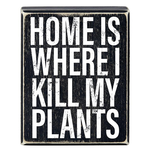 Box Sign - My Plants