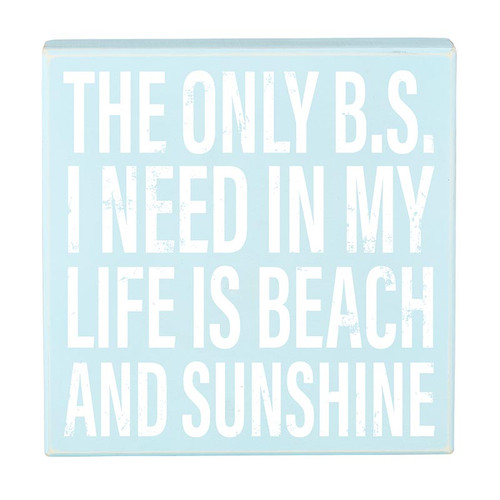 Box Sign - Life is Beach