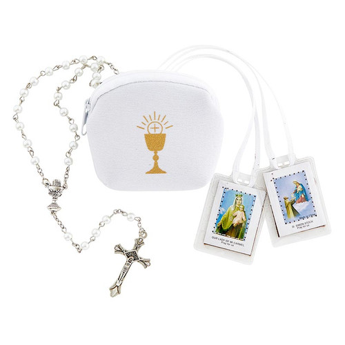 Bread of Life White First Communion Kit - 6/pk