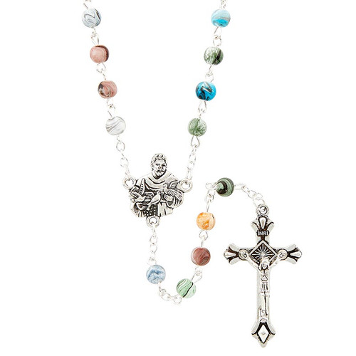 St. Francis/St. Clare Rosary - 8/pk