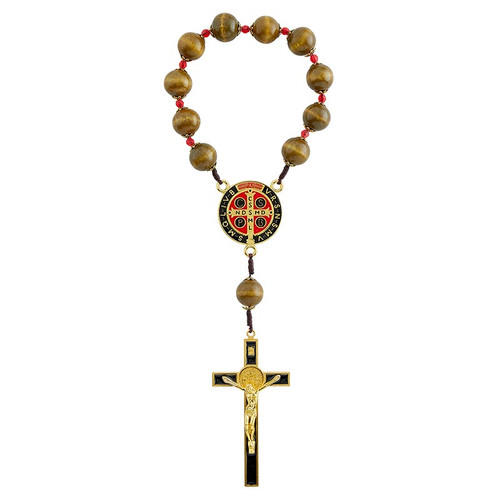 St. Benedict Cord Door Knob Rosary