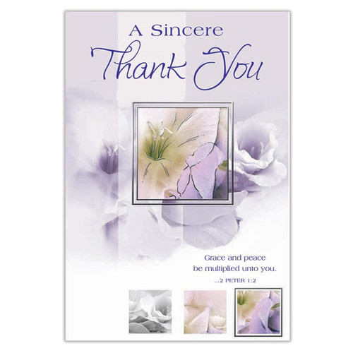 A Sincere Thank You Appreciation Card