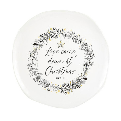 Love Came Down at Christmas Giving Plate