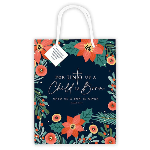 For Unto Us a Child is Born Gift Bag - 12/pk