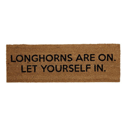 Door Mat - Longhorns Are On