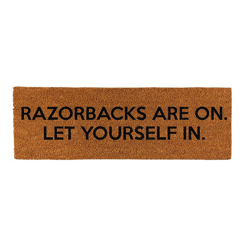 Door Mat - Razorbacks