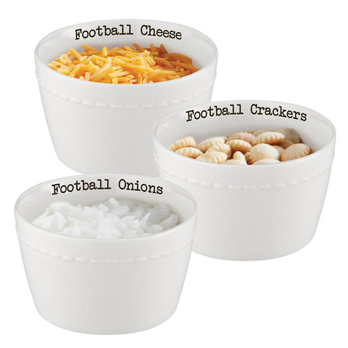 Chili Condiment Set - Football