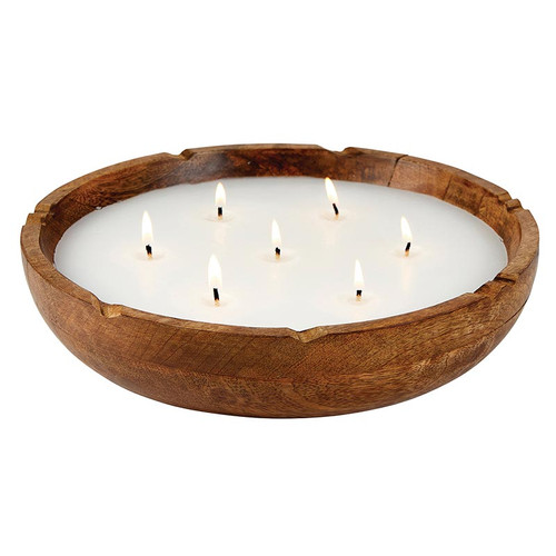 Wood Tray Candle - Large