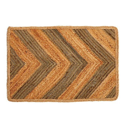 Chevron Pattern Jute Rug