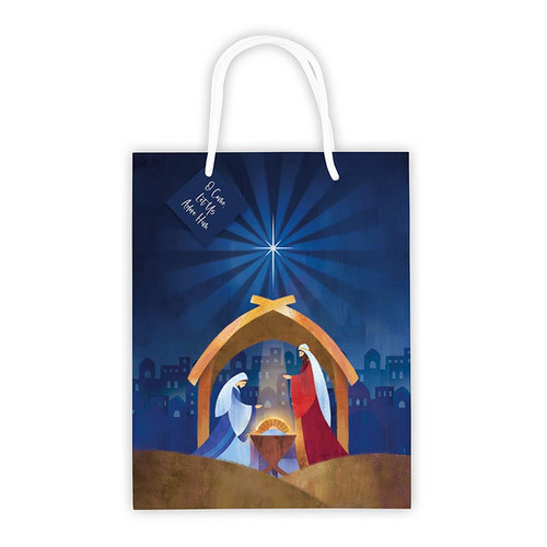 Let Us Adore Him Gift Bag - 12/pk (J6511)