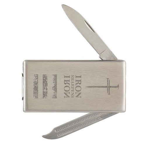 Iron Sharpens Iron Multi-Tool Money Clip - 6/pk