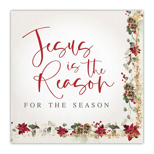 Jesus is the Reason Napkin Set - 6 sets/pk