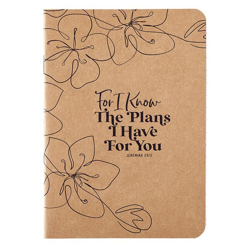 For I Know the Plans Kraft Journal - 12/pk