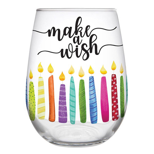 Make A Wish Wine Glass