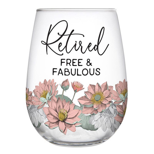 Retired Fabulous Wine Glass