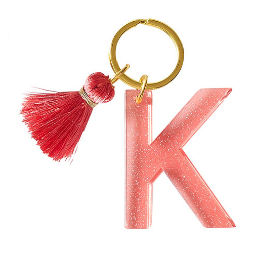 Acrylic Letter Keychain - K