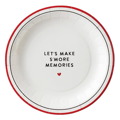 S'mores Paper Plates - S'more Memories