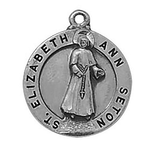 Sterling Silver Medal - Saint Elizabeth Ann Seton