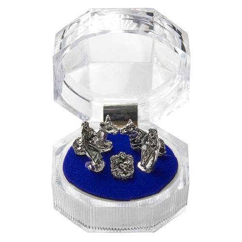 5-Piece Nativity in Blue Gift Box - 12/pk