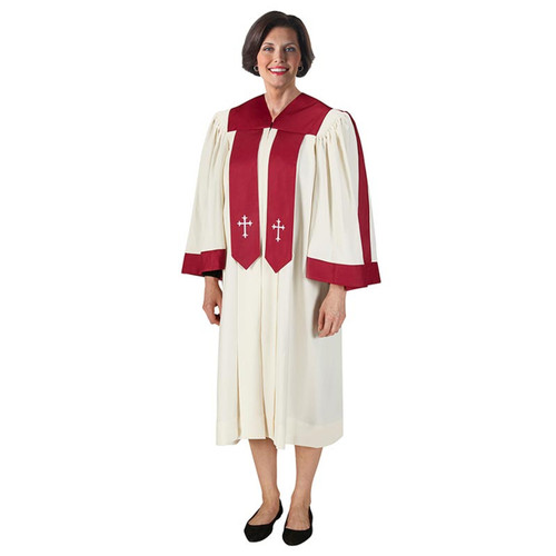 Ashington Children's Wine/Choir Gown - Age 4-13 Years Nursery Graduation Outfit