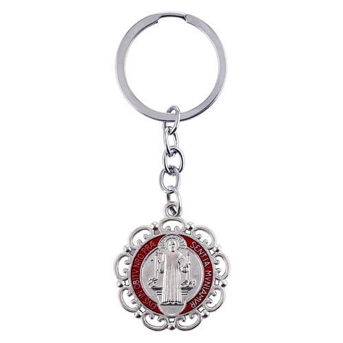 St. Benedict Key Chain Assortment (4 Asst) - 16/pk - [Consumer]Autom