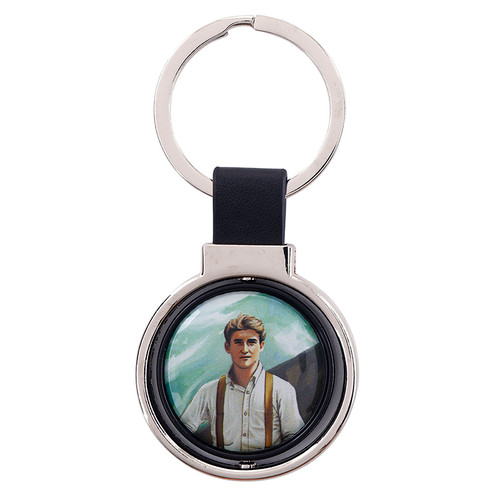 Blessed Pier Giorgio Frassati/Verso l'Alto Rotating Key Chain - 6/pk