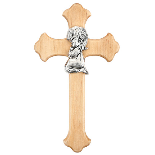 Girl Baptism Wood Wall Cross - 4/pk