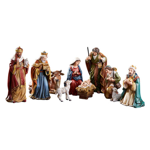 9-Piece 5" Michael Adams Nativity Set