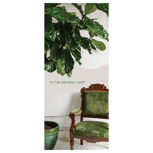 Greeting Card - Birthday - Velvet Chair