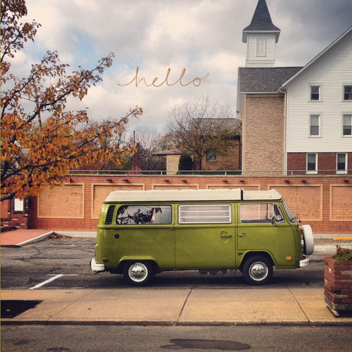 Greeting Card - Friendship - Green Bus