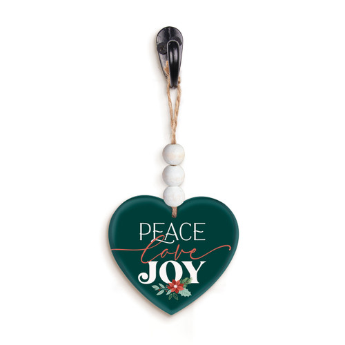 Ornament - Peace, Love, Joy