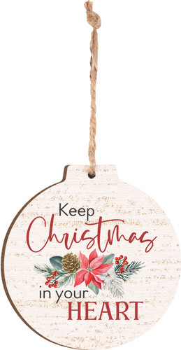 Ornament Sparkle Keep Christmas