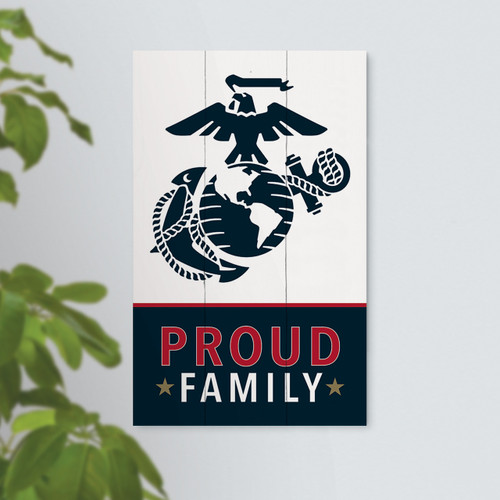 USMC Proud Family Pallet Decor