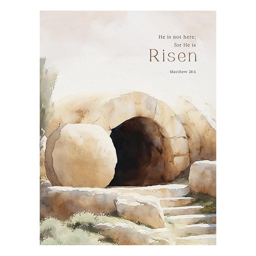 He Is Not Here Canvas