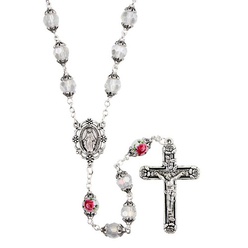 Crystal Madonna of the Rose Rosary Crystal Madonna of the Rose Rosary