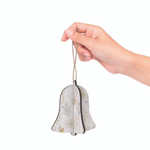 3D Ornament - White Bell