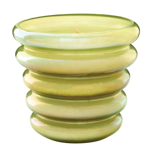 Green Tiered Candle