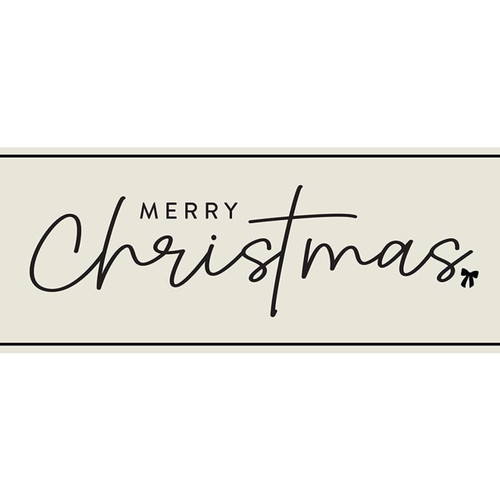 Paper Table Runner - Merry Christmas