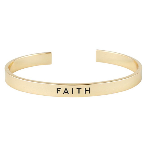 Simply Faith Cuff Bracelet - Faith