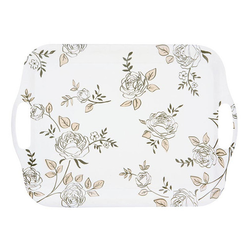 Bamboo Tray - Floral