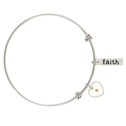 Mustard Seed Faith Bangle Bracelet - 9/pk