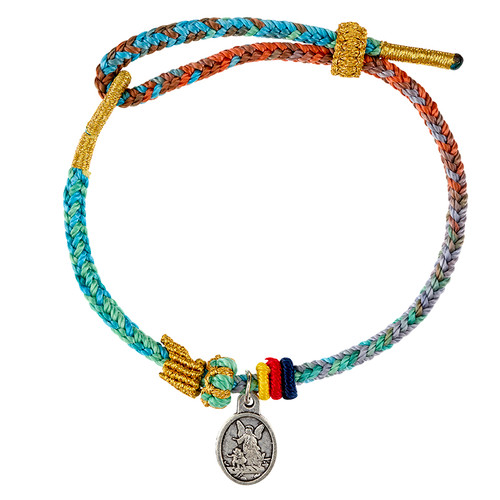 Guardian Angel Multicolor Cord Bracelet - 4/pk