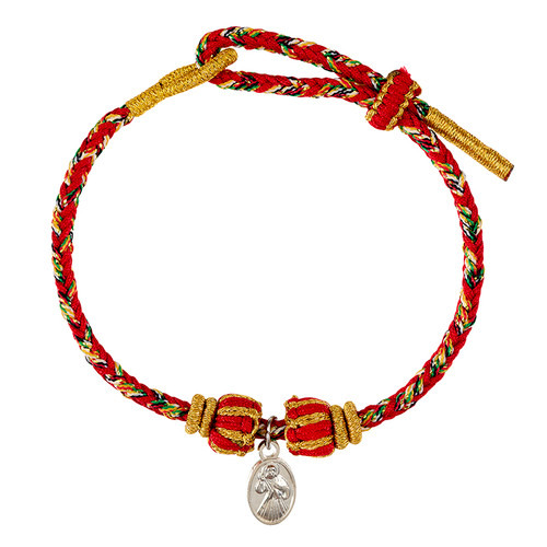 Divine Mercy Red Cord Bracelet - 4/pk