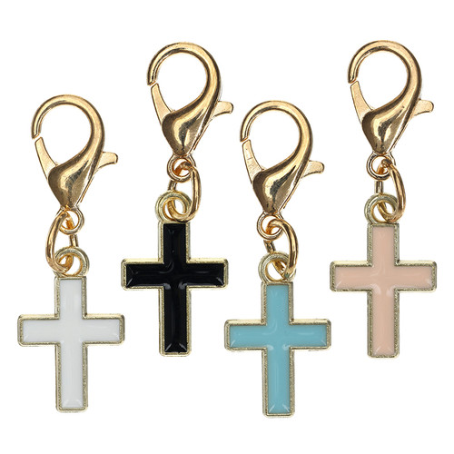 Cross Clip Assortment (4 Asst) - 24/pk