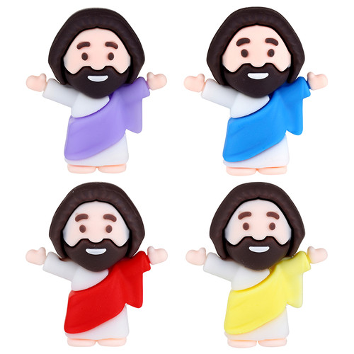 Mini Jesus Figurine Assortment (4 Asst) - 12/pk