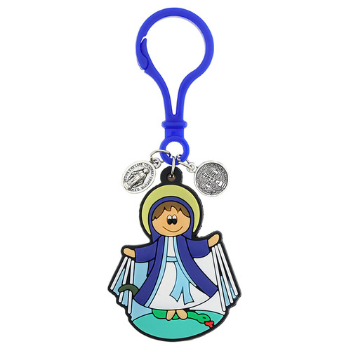 Tiny Devotions Blessed Mother Backpack Tag - 12/pk