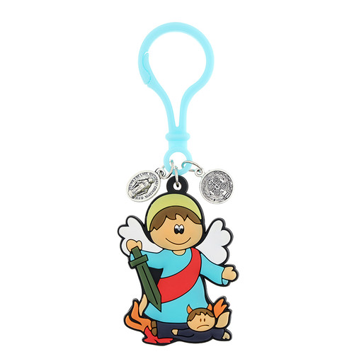 Tiny Devotions St. Michael Backpack Tag - 12/pk