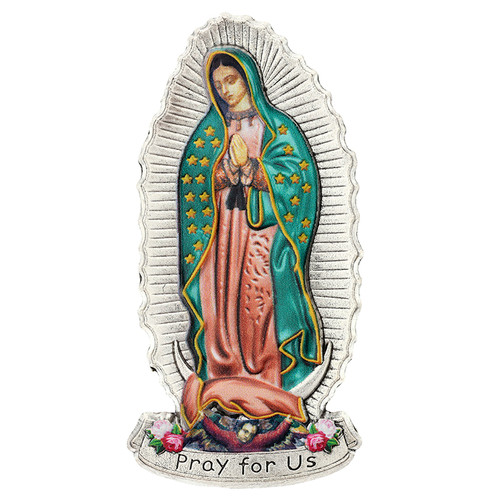 OL Guadalupe Metal Magnet - 10/pk