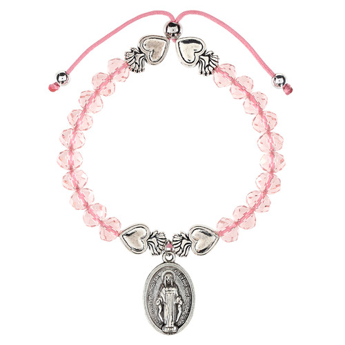 Sacred Heart and Miraculous Medal Bracelet - 9/pk